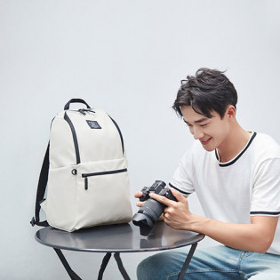 90FUN Waterproof Backpack Beige